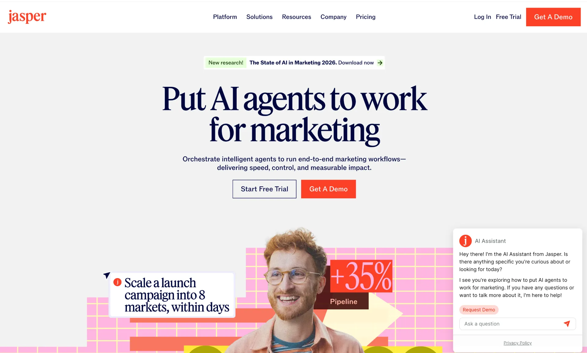 Jasper AI Marketing Agent Platform