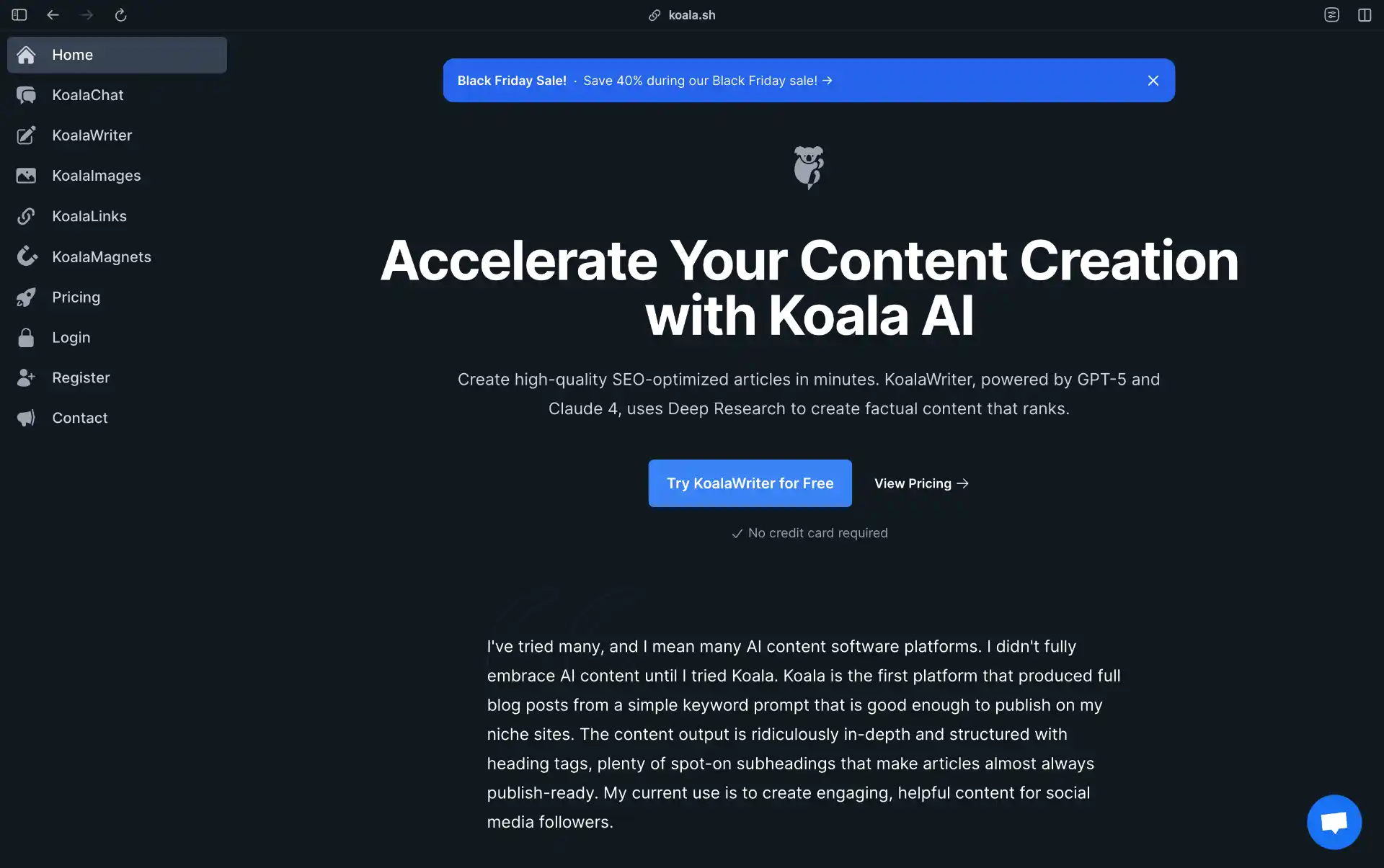 Koala Writer AI SEO Tool