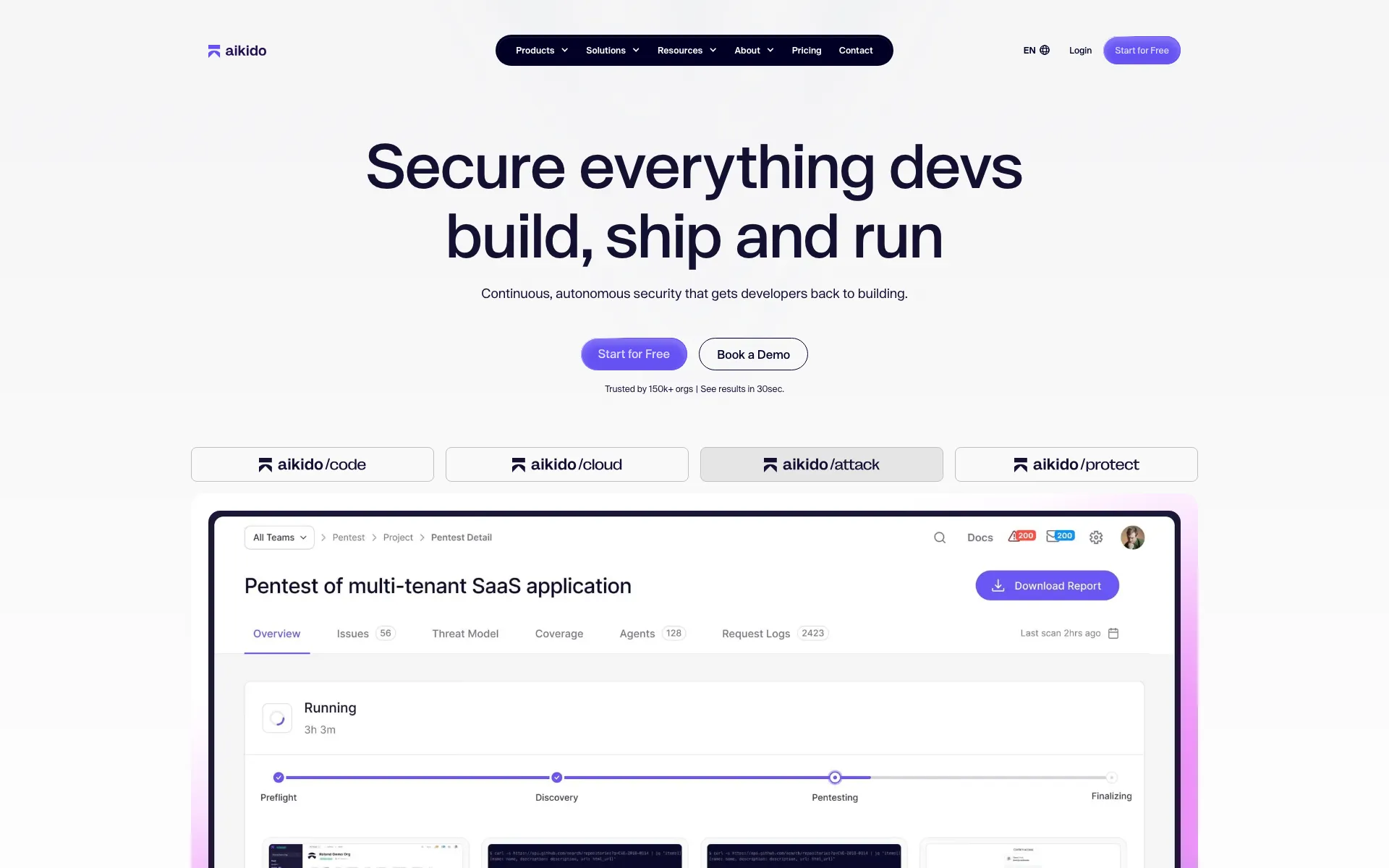 Aikido application security platform