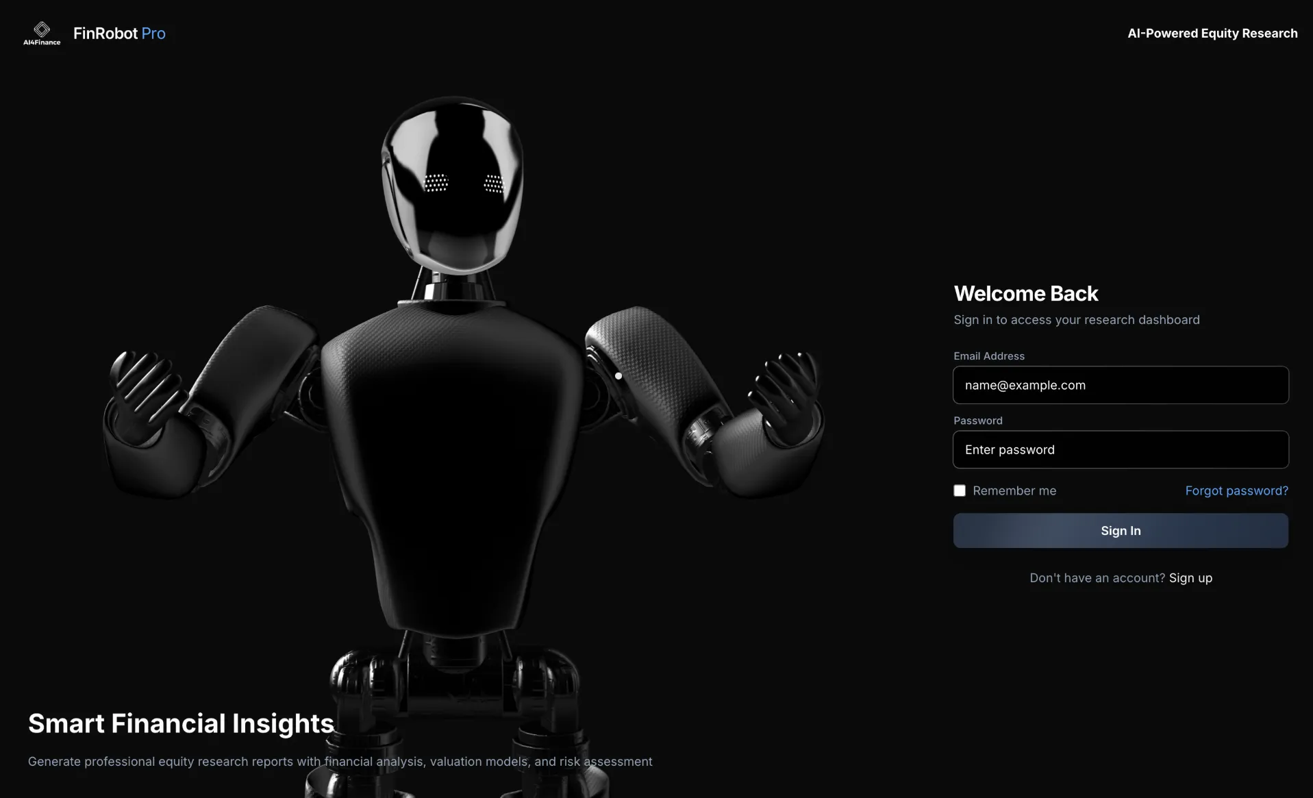 FinRobot AI Agent Platform for Equity Research