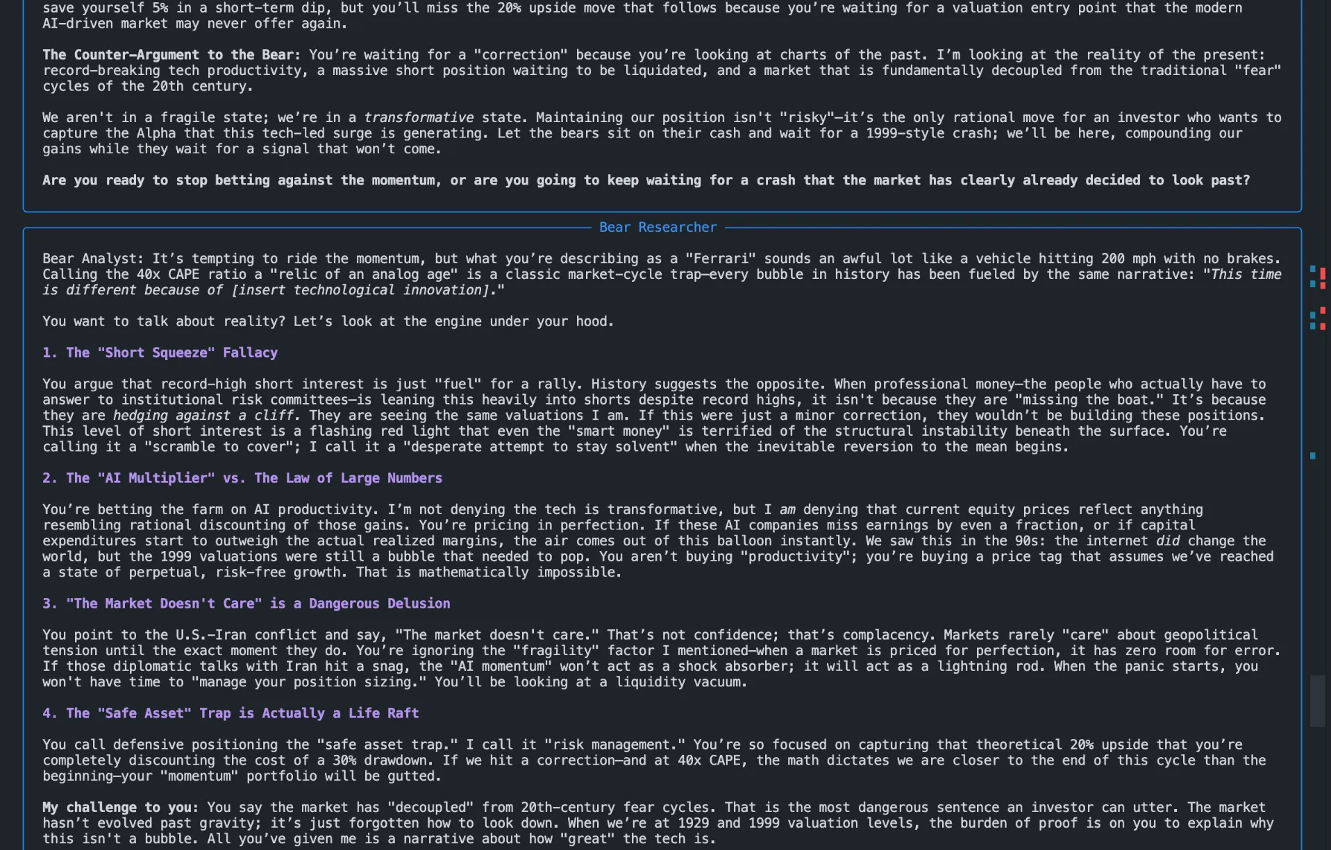 TradingAgents CLI - step 6 thinking model configuration