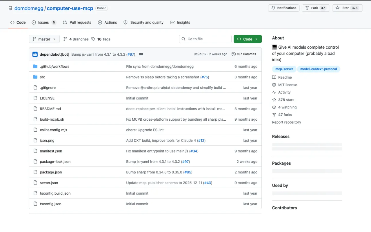computer-use-mcp github repository