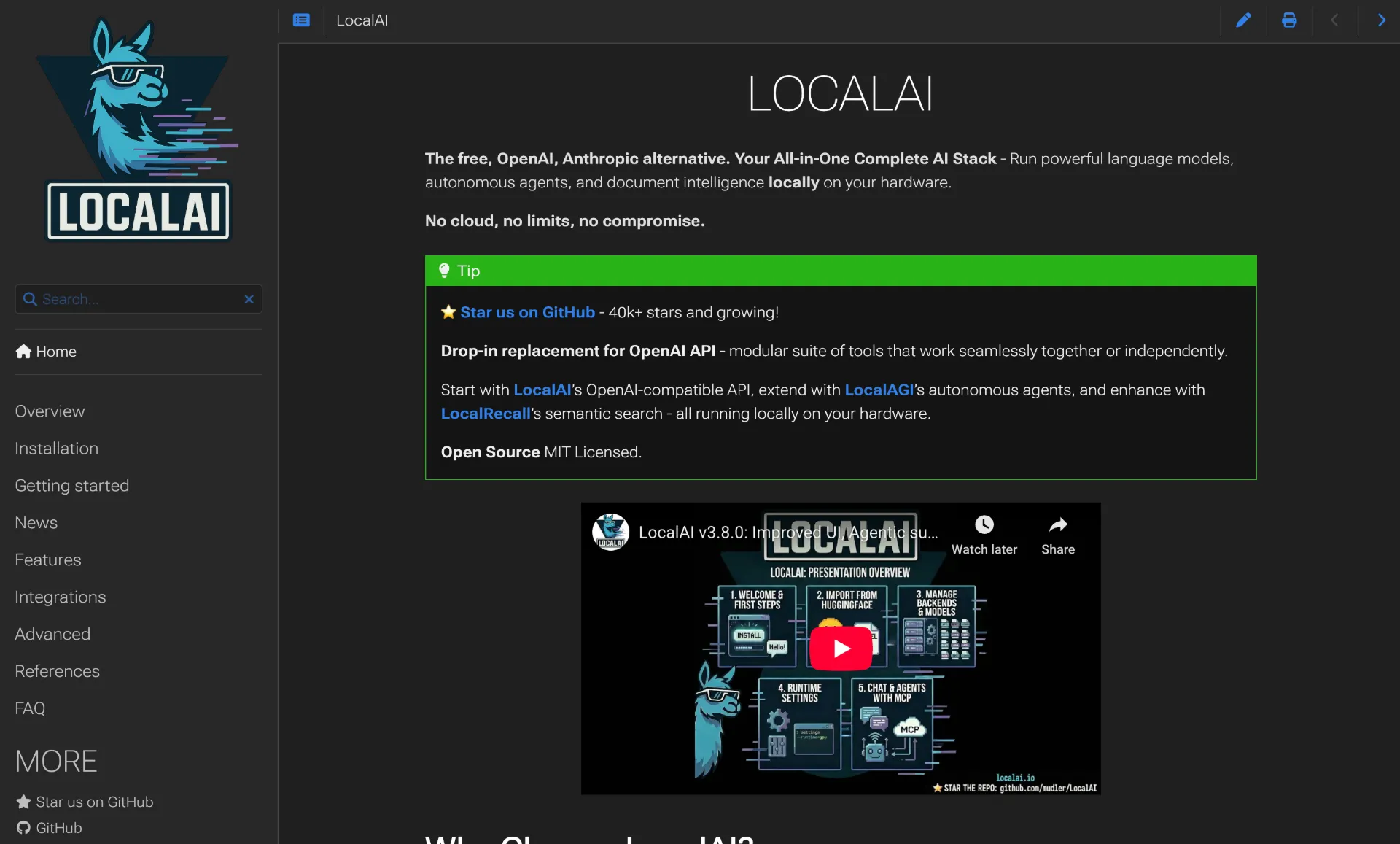 LocalAI Local Inference Server