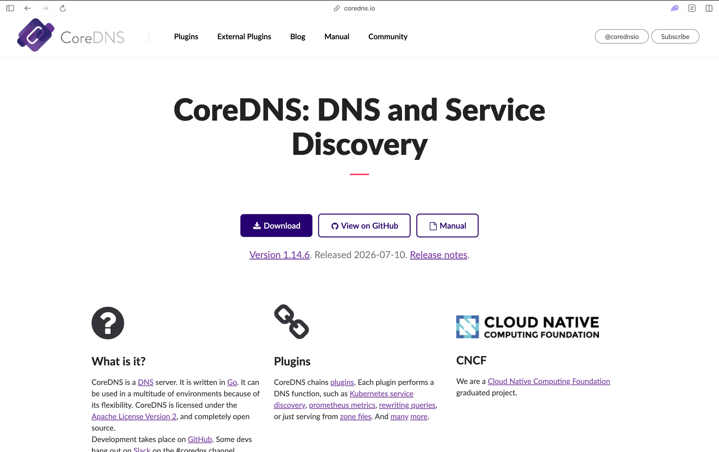 CoreDNS Plugin-Based DNS Server