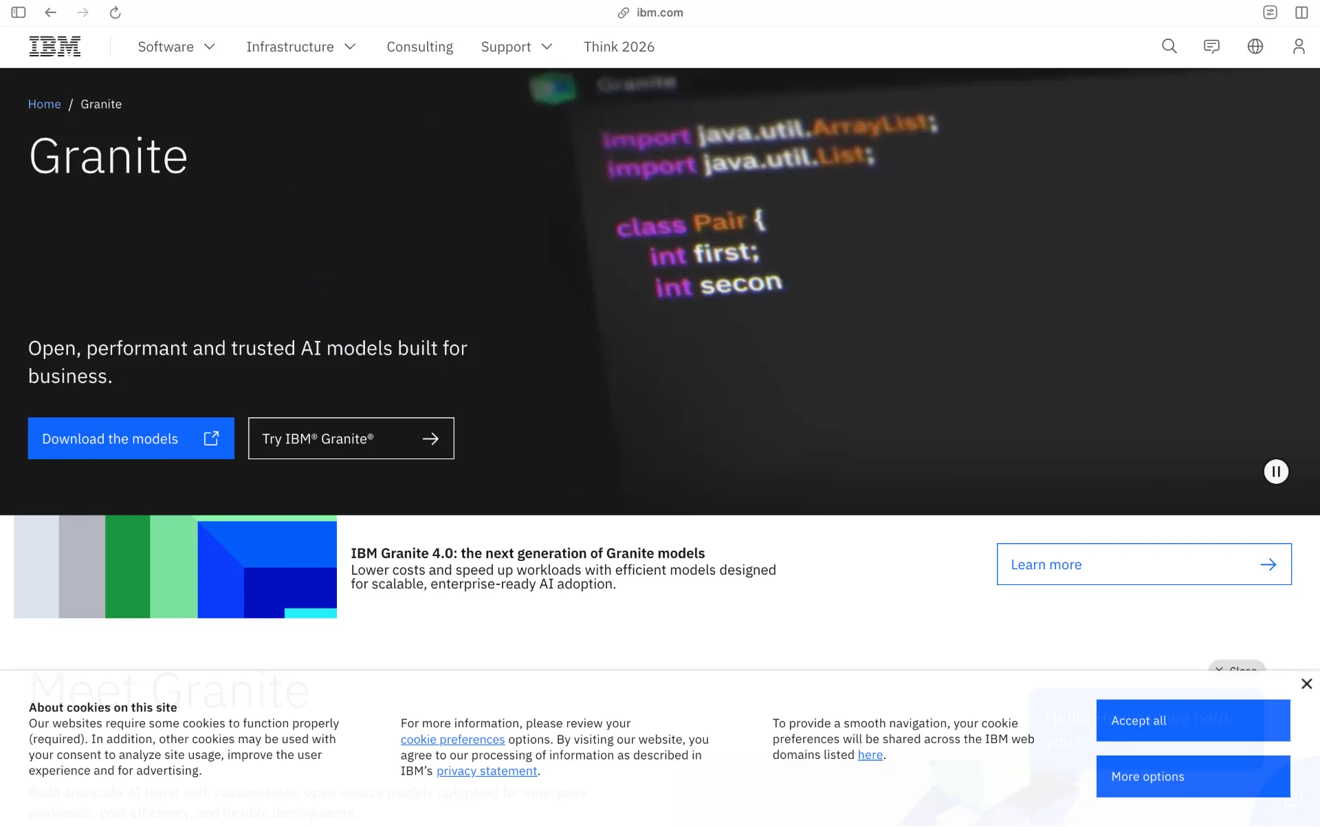 IBM Granite Code Open Source LLM
