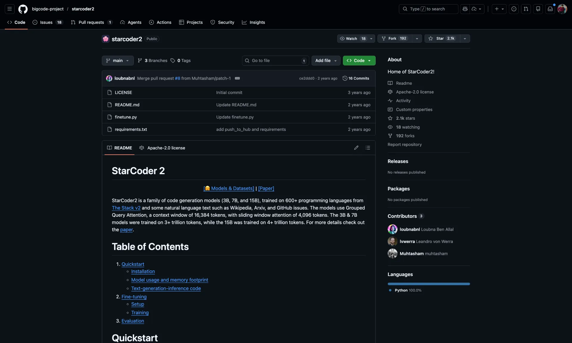 StarCoder 2 Open Source LLM by BigCode