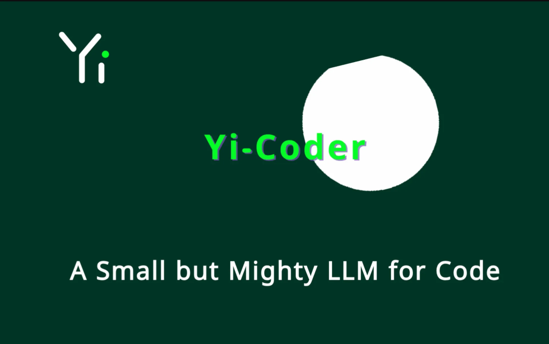 Yi-Coder Open Source LLM by 01.AI