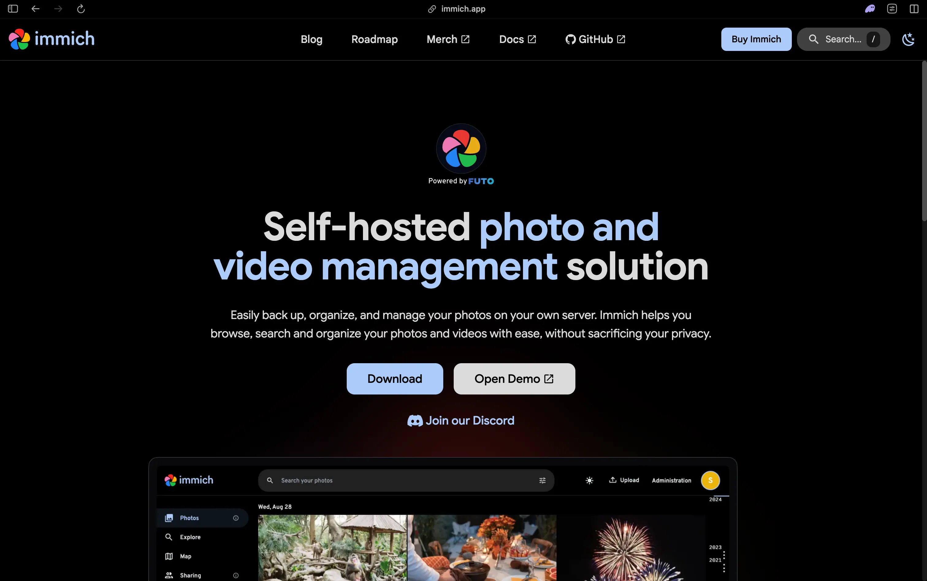 Immich Self-Hosted Photo and Video Management