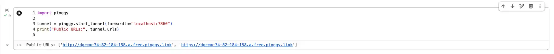 Import Pinggy Package