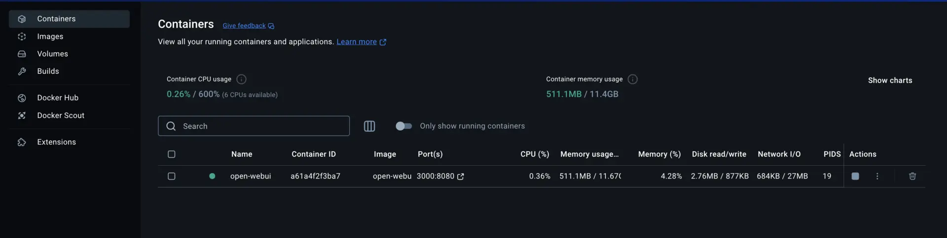 docker screenshot