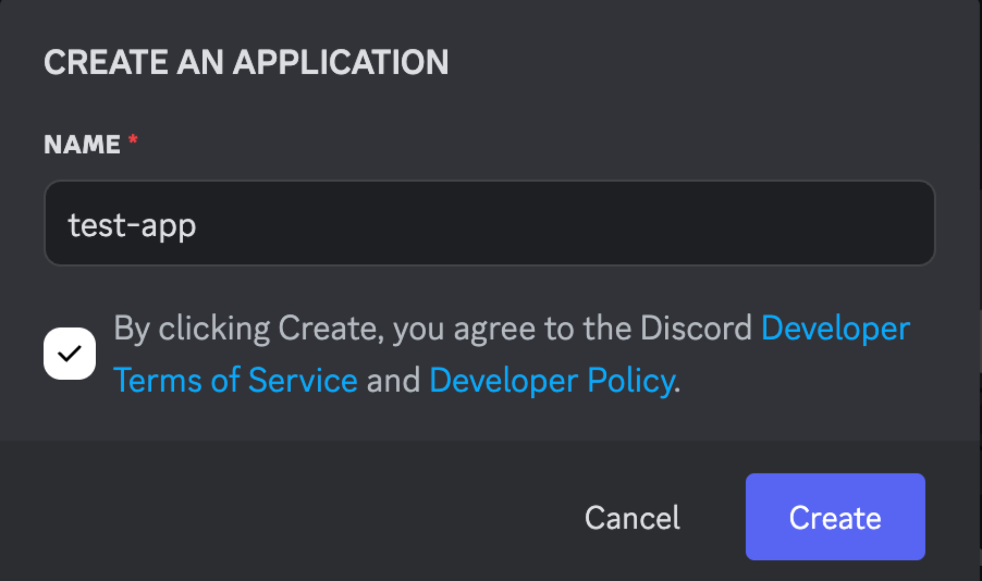 Name your application