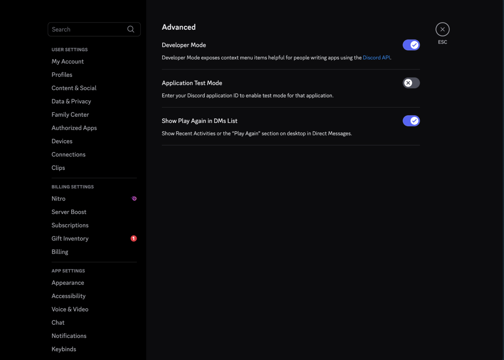 Enable Developer Mode