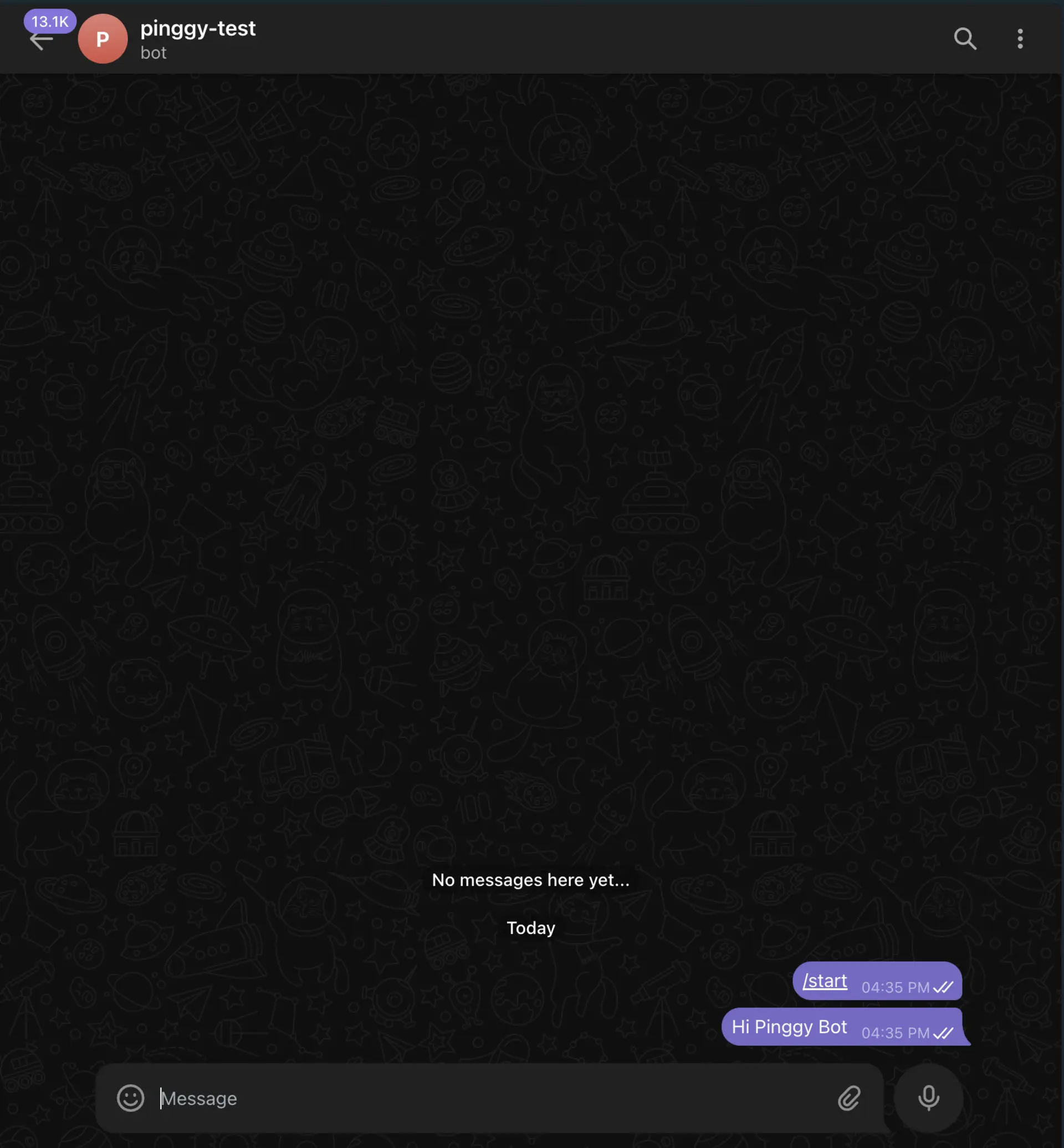 chat with new pinggy bot