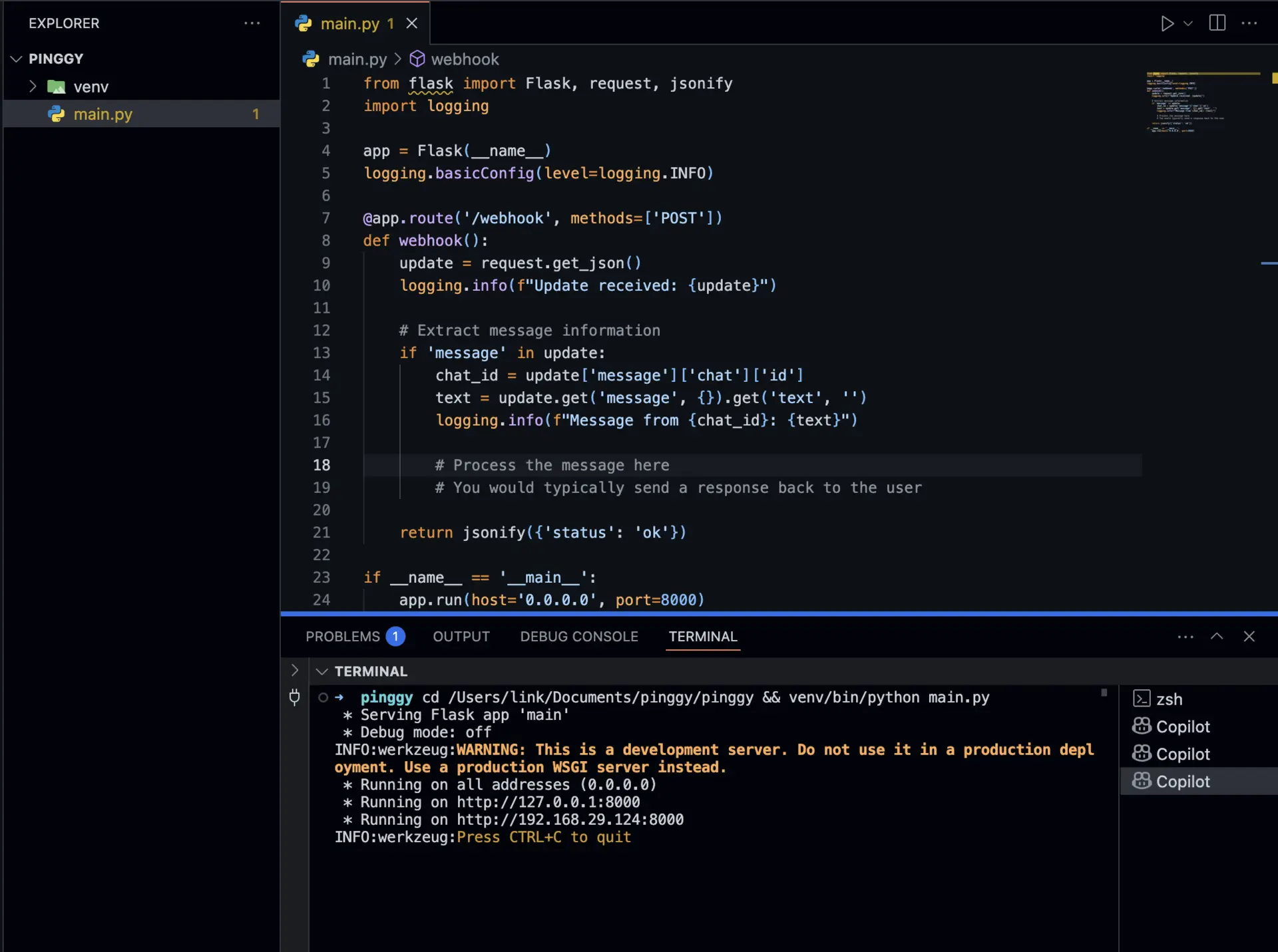 python code