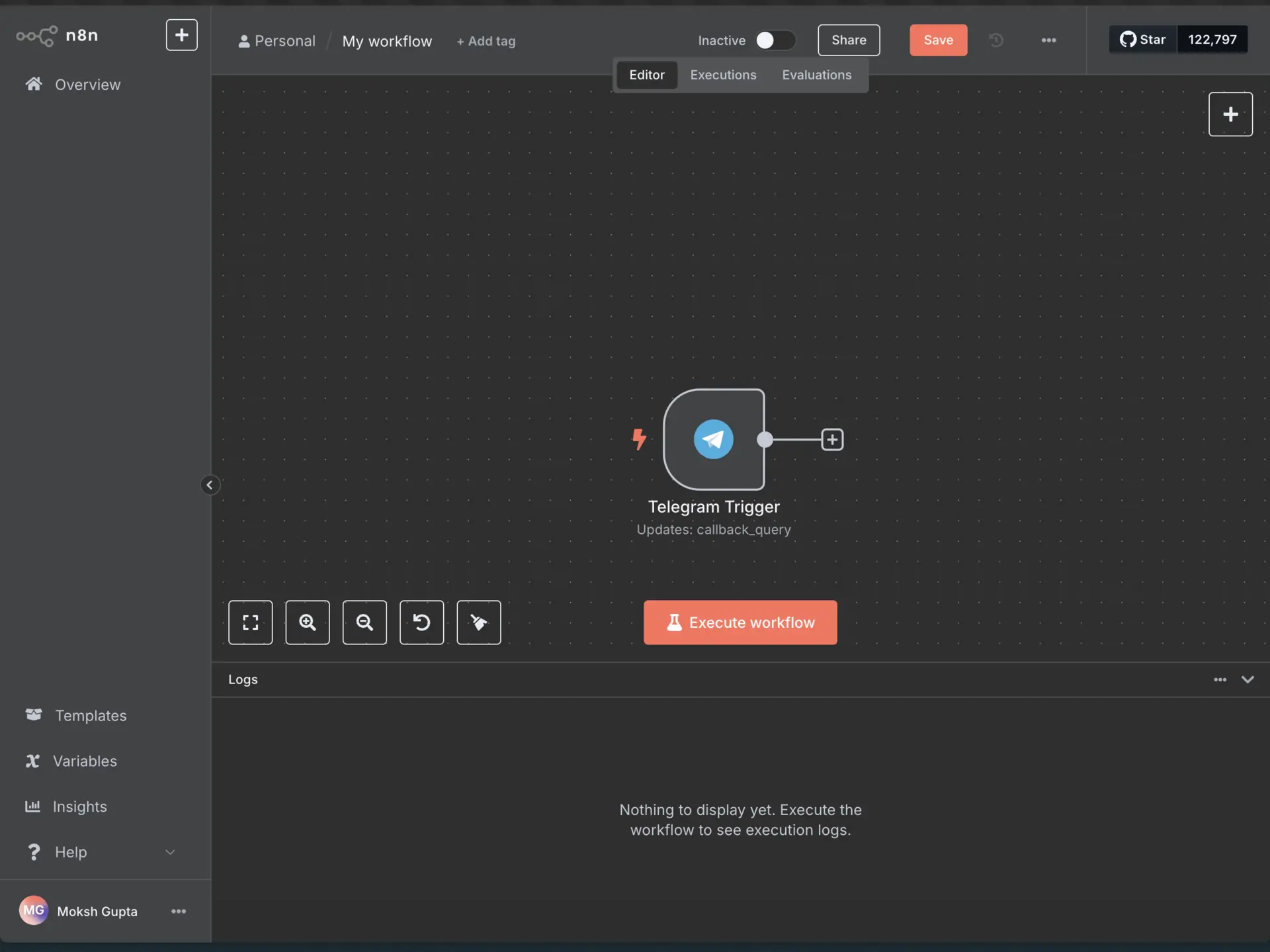 first node of telegram