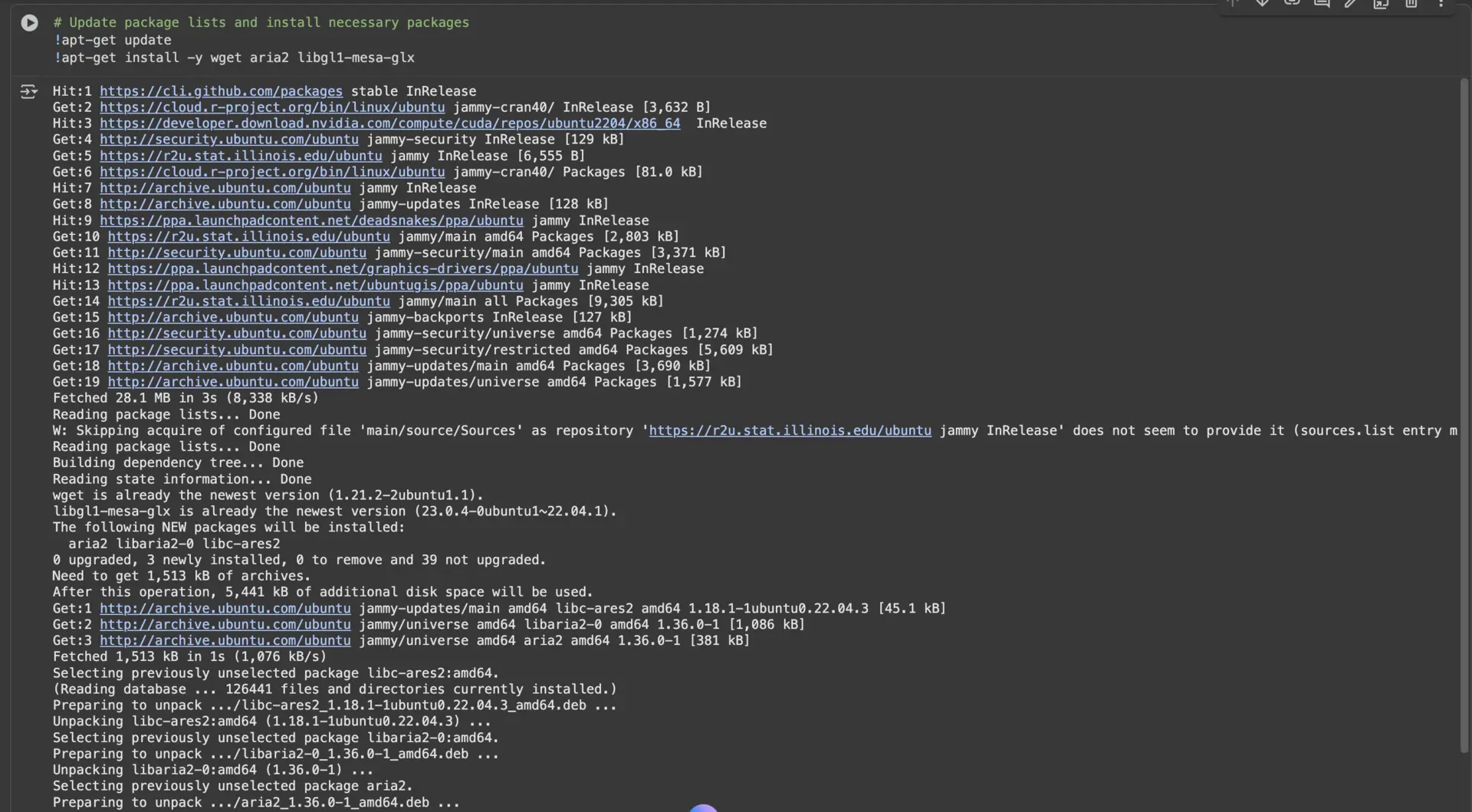 Update Necessary Package