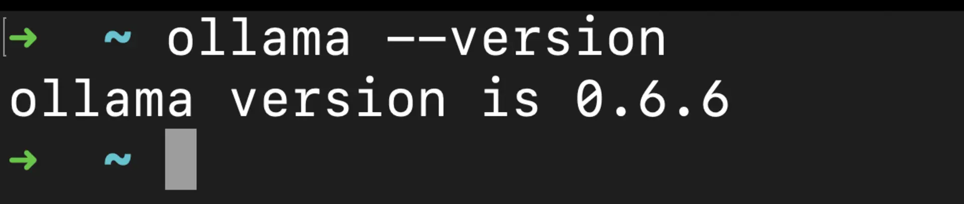 Verify Ollama Installation