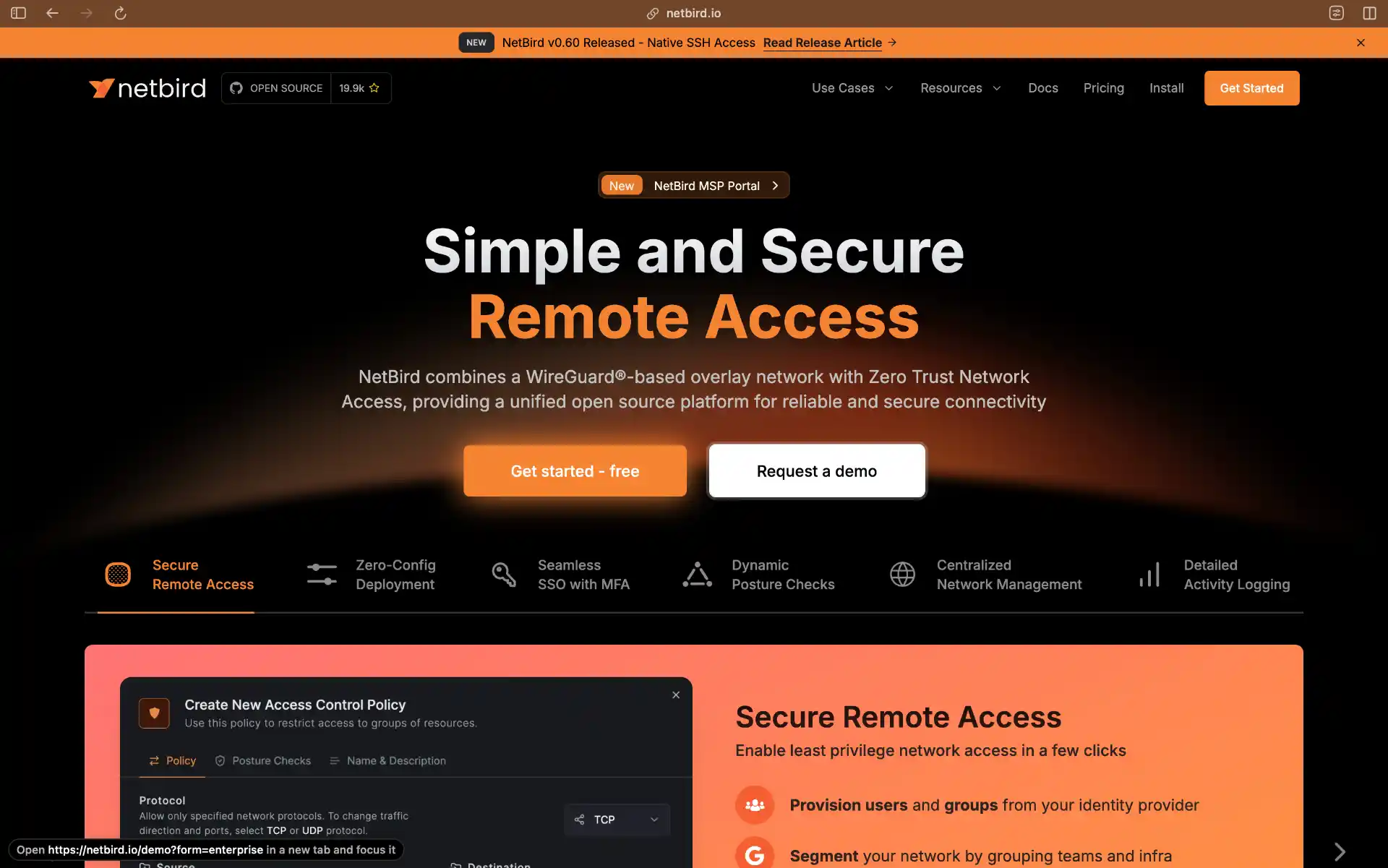 NetBird Zero-Trust VPN