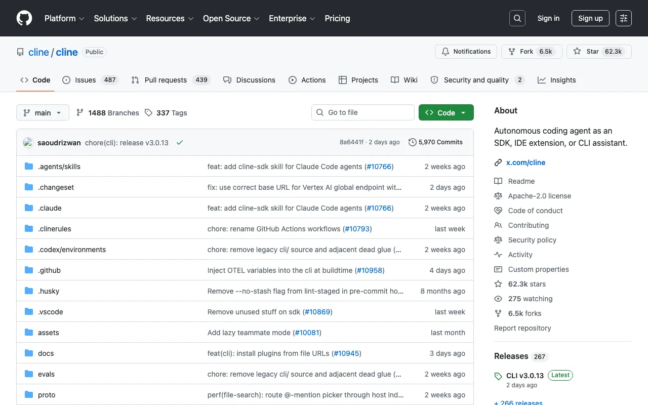 cline github repository