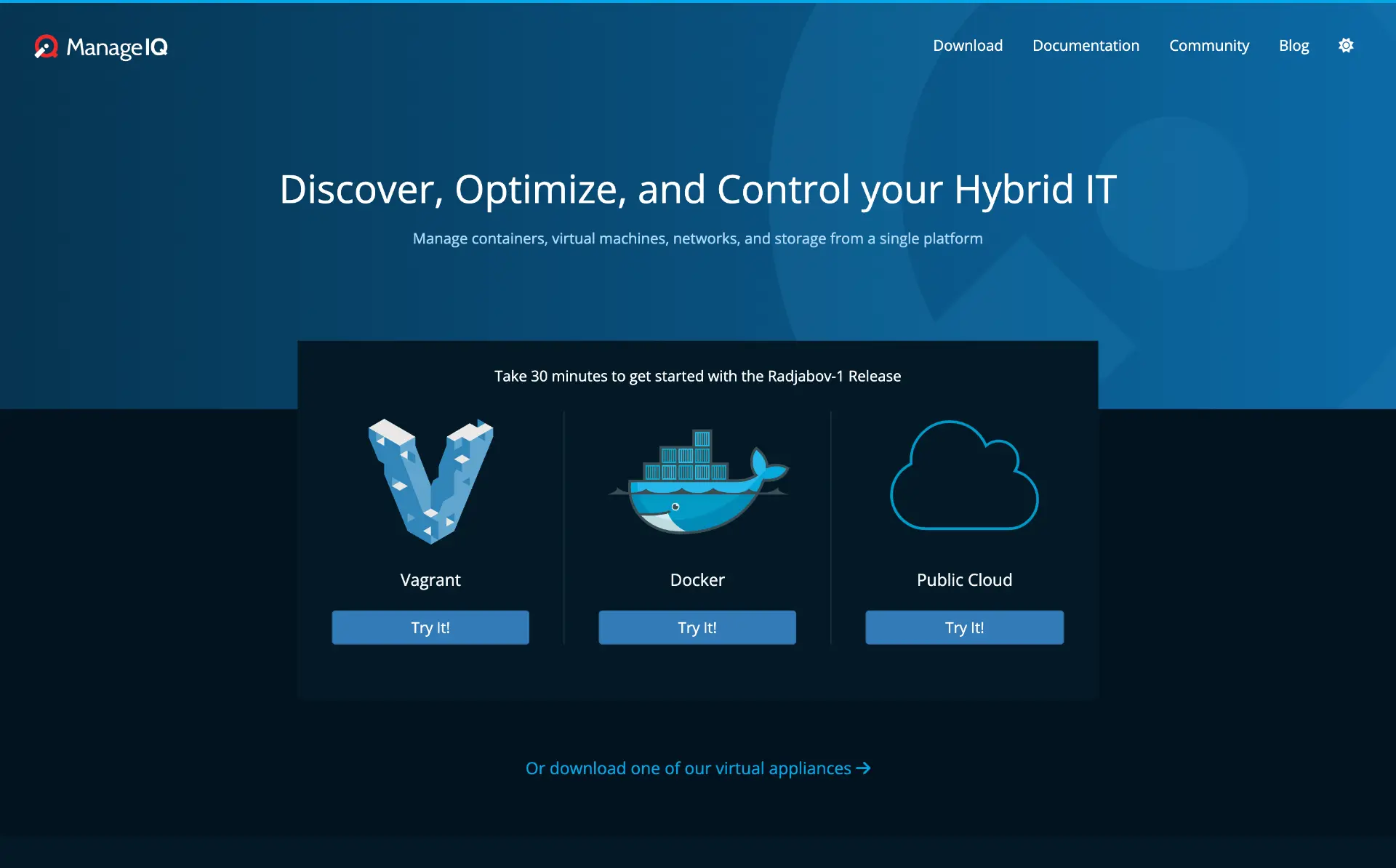 ManageIQ Multi-Cloud Management Platform