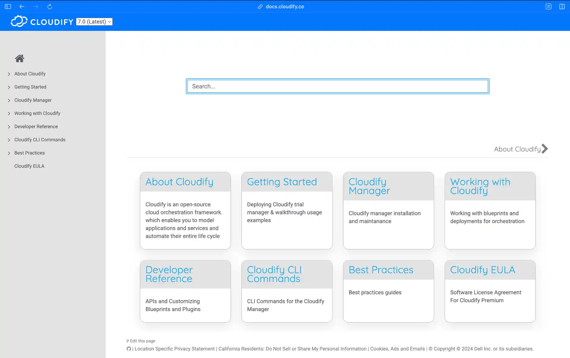 Cloudify Multi-Cloud Orchestration Platform
