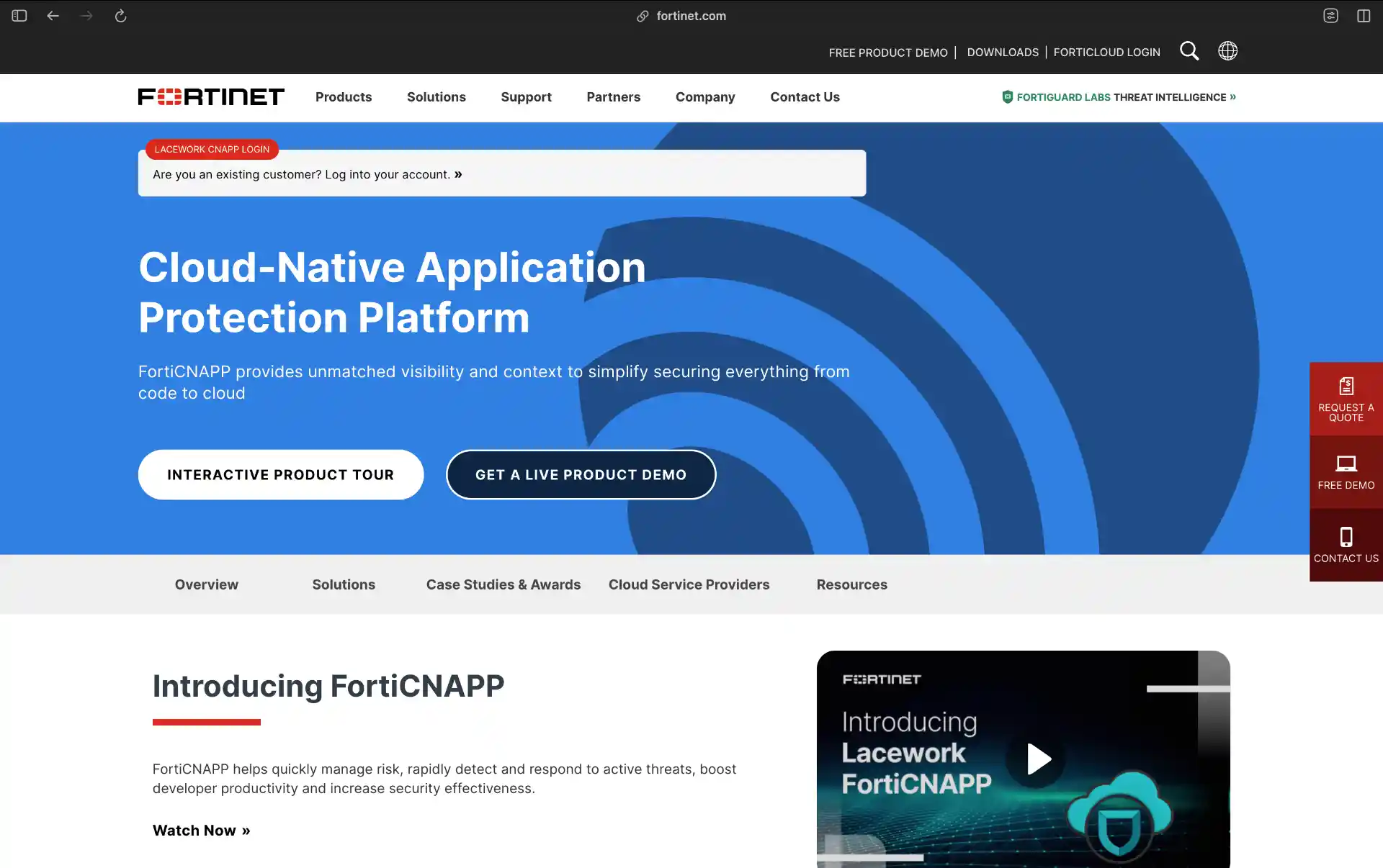 Fortinet Cloud Security Platform