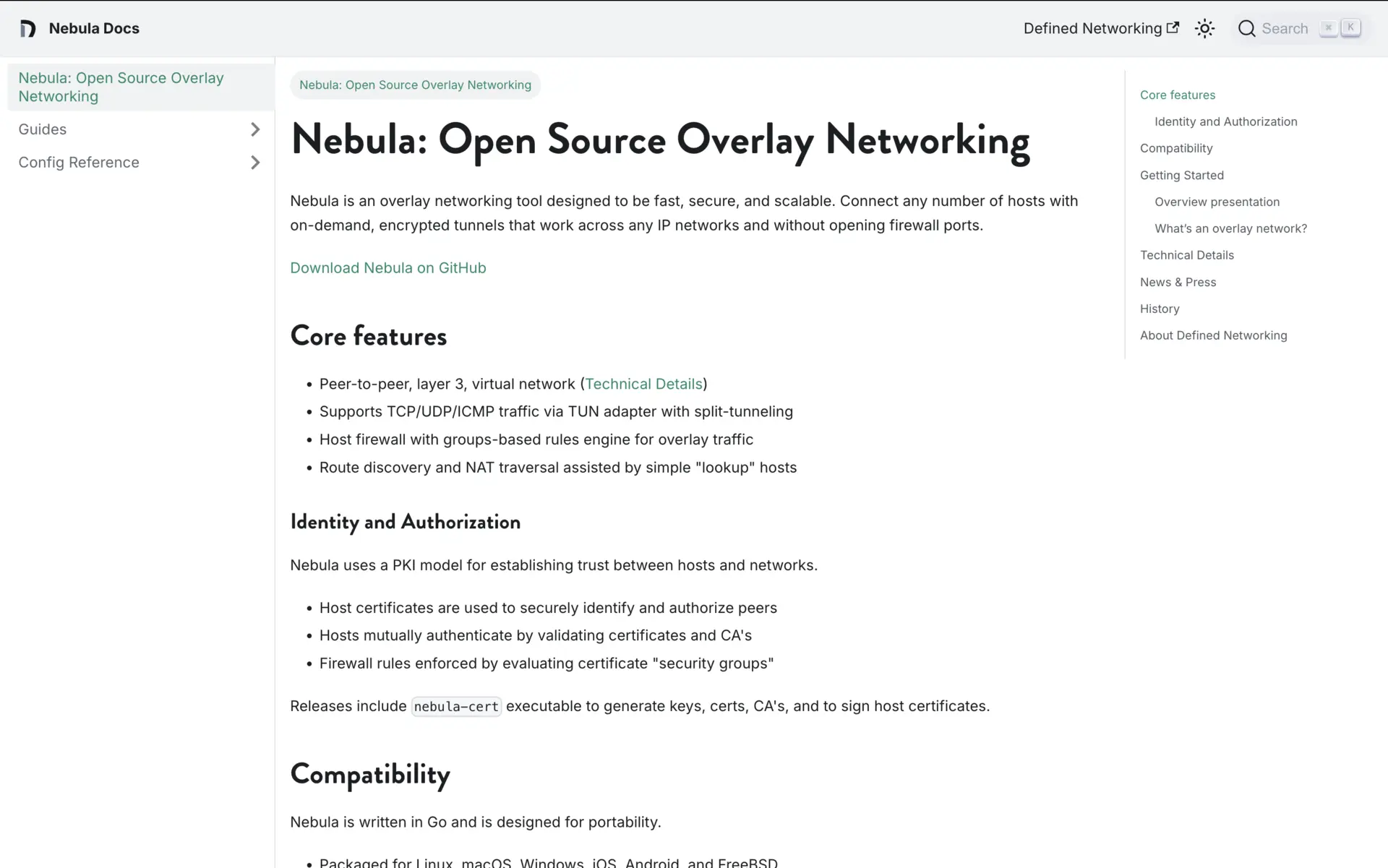 Nebula - High-performance overlay networking