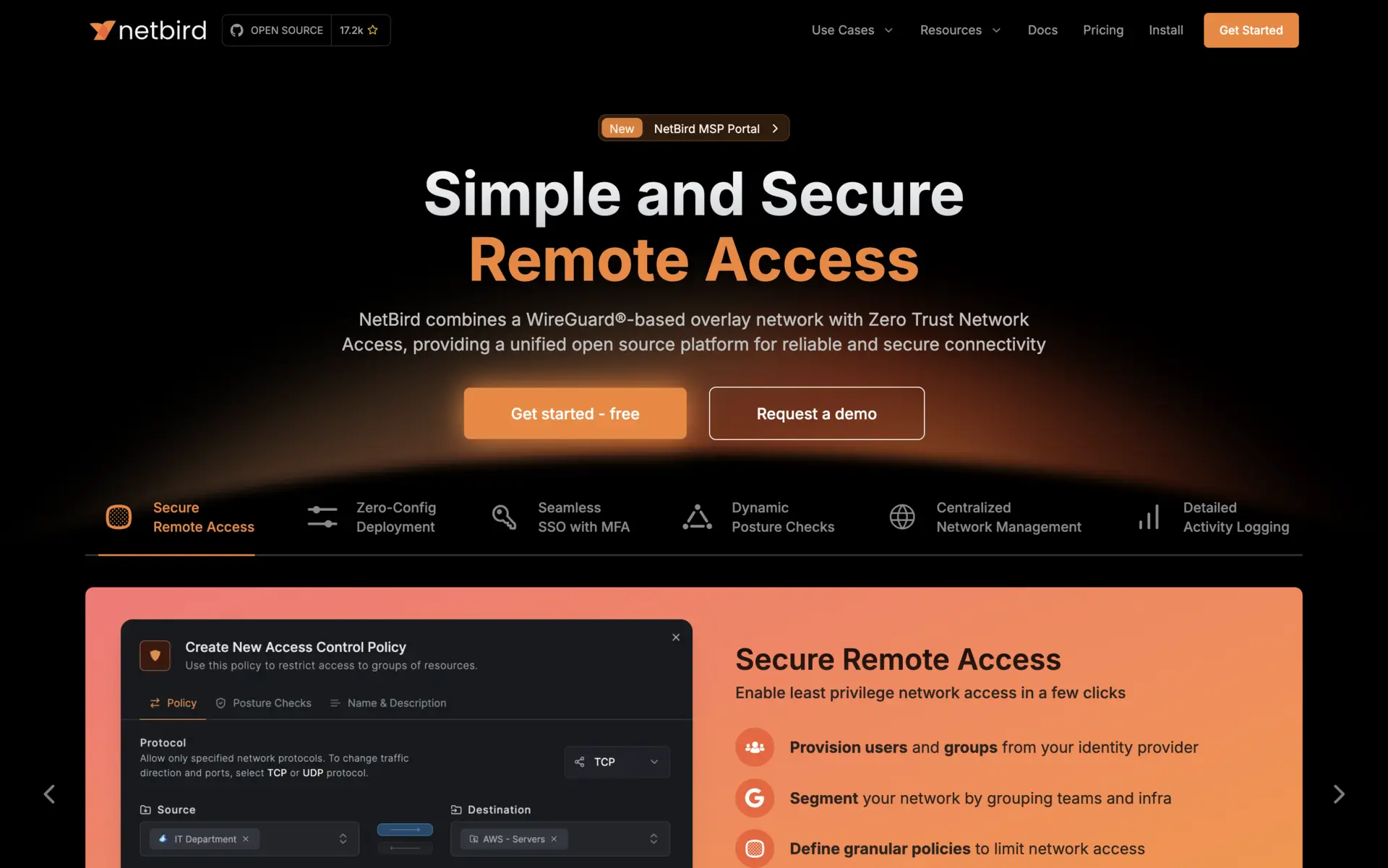 NetBird - Modern open source mesh VPN