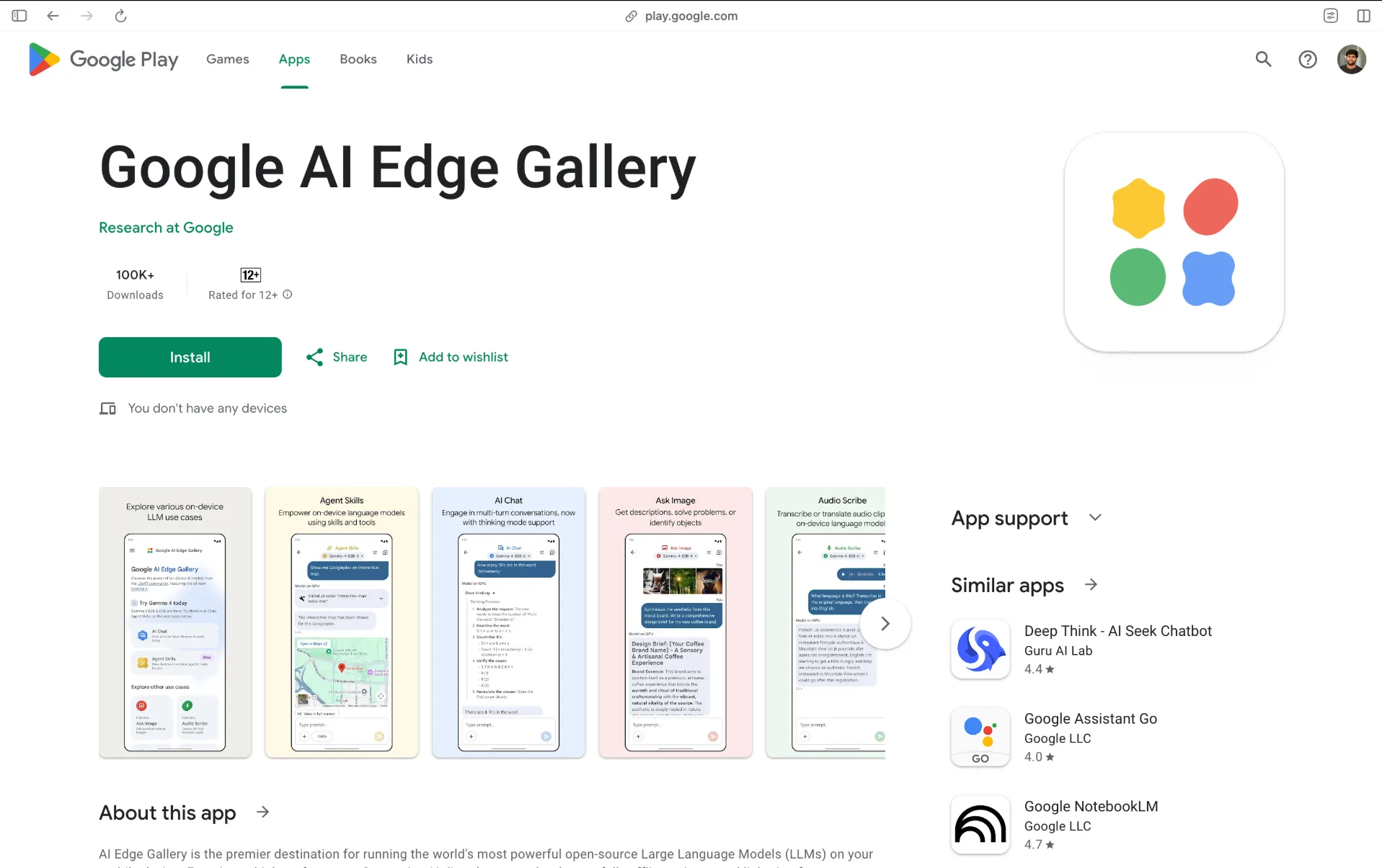 Play Store Ai App
