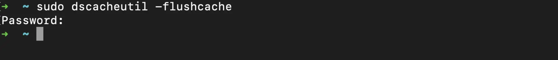 Clear DNS Cache