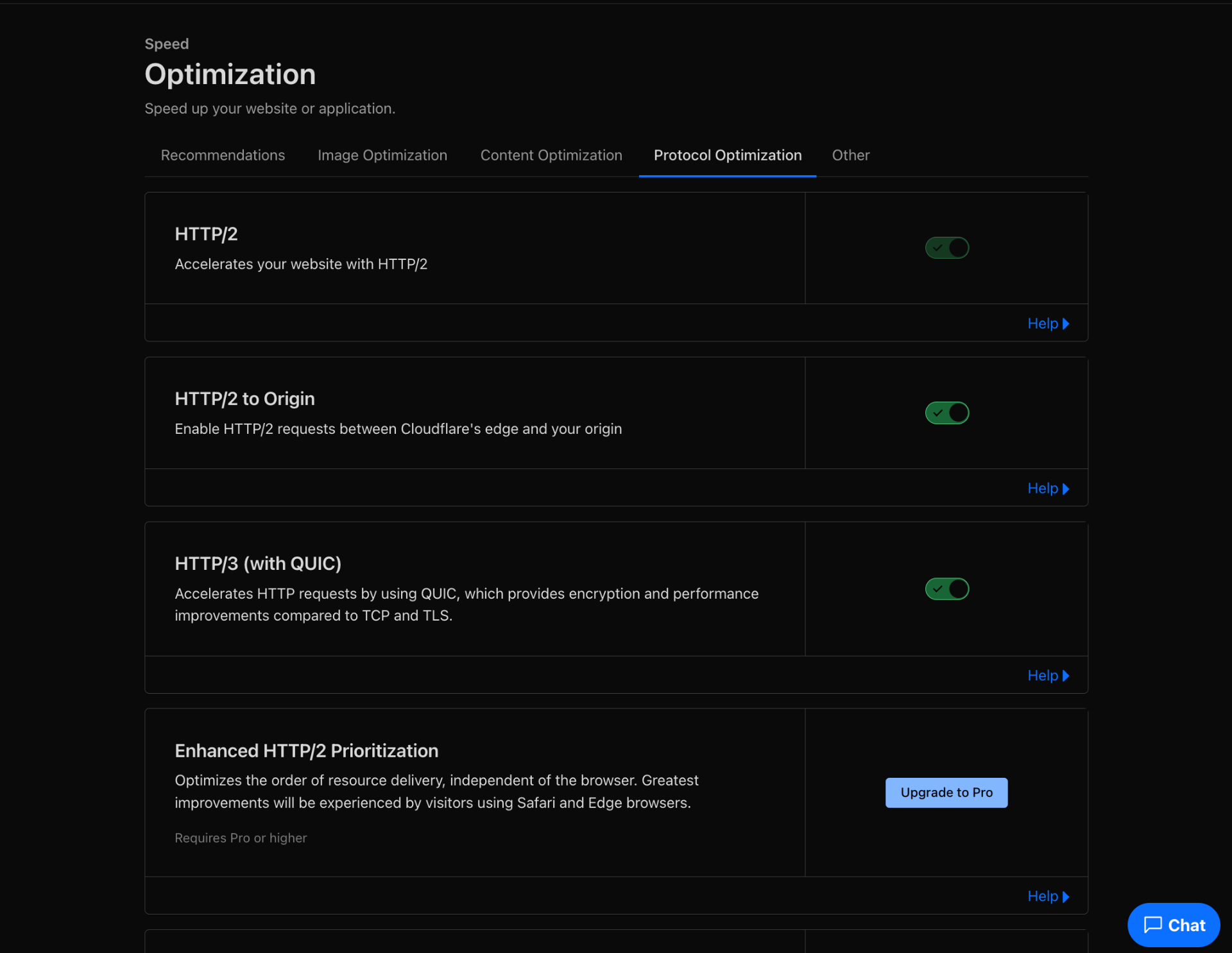 CDN and Hosting Provider Settings