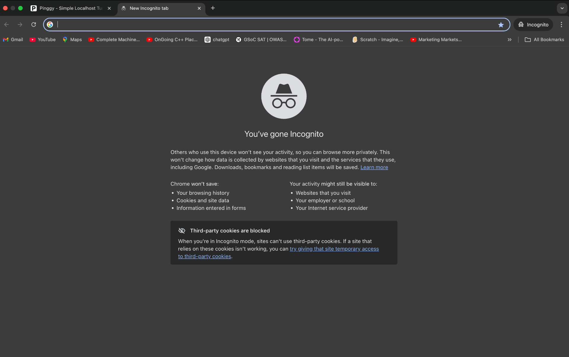 Use Incognito Mode