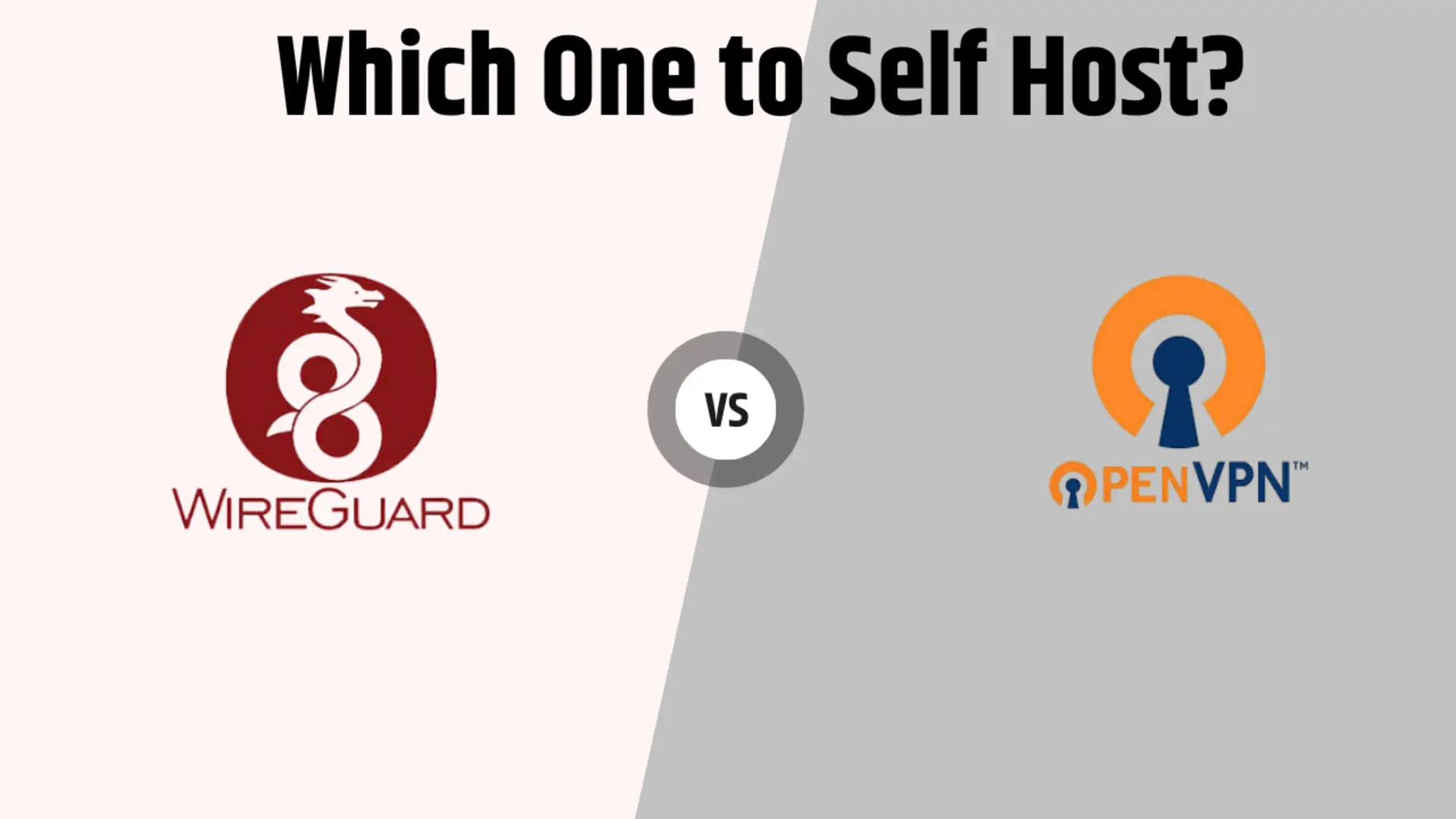 WireGuard vs OpenVPN comparison for self-hosting