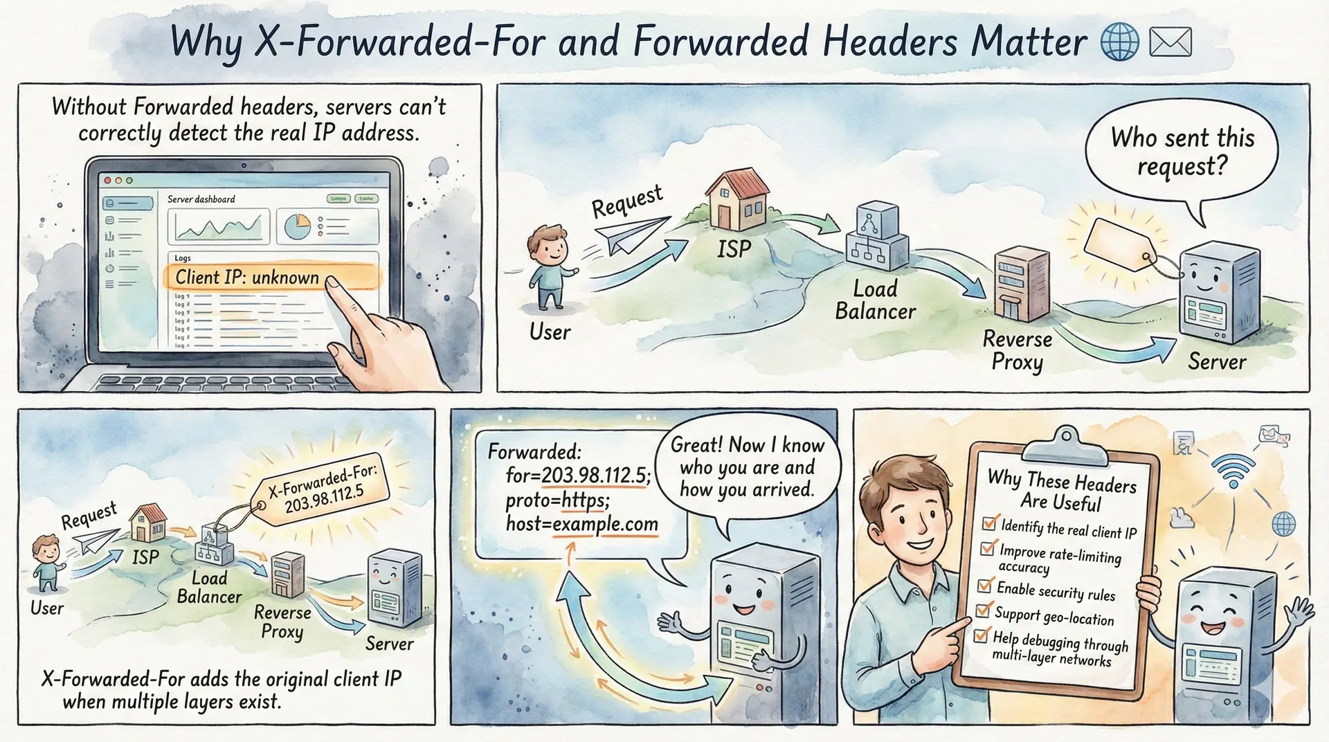 X-Forwarded-For and Forwarded HTTP Headers